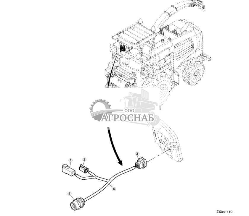 Жгут проводов переходника, GreenStar™ 